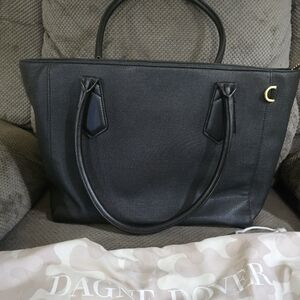 Dagne Dover Black Tote Bag